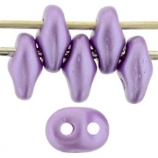 DG-7 SuperDuo бусины 5х2мм Pearl Coat - Dark Lilac (25012AL) - 100гр