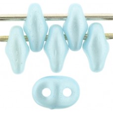 DG-7 SuperDuo бусины 5х2мм Pearl Coat - Azure (25018AL) - 100гр