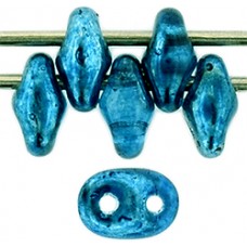 DG-7 SuperDuo бусины 5х2мм Mirror - Turquoise Blue (S25366CR) - 100гр DG-7 SuperDuo бусины 5х2мм Mirror - Turquoise Blue (S25366CR) - 100гр