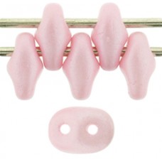 DG-7 SuperDuo бусины 5х2мм Powdery - Pastel Pink (29305AL) - 100гр