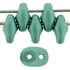 DG-7 SuperDuo бусины 5х2мм Powdery - Teal (29341AL) - 100гр