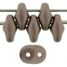 DG-7 SuperDuo бусины 5х2мм Powdery - Brown (29346AL) - 100гр