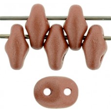 DG-7 SuperDuo бусины 5х2мм Powdery - Copper (29358AL) - 100гр