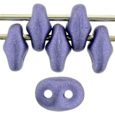 DG-7 SuperDuo бусины 5х2мм Satin Metallic Lavender (29425AL) - 100гр