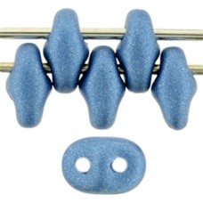 DG-7 SuperDuo бусины 5х2мм Matte - Metal Blue (29434AL) - 100гр