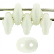 DG-7 SuperDuo бусины 5х2мм Powdery - Ivory (29703AL) - 100гр