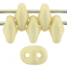 DG-7 SuperDuo бусины 5х2мм Powdery - Light Gold (29704AL) - 100гр