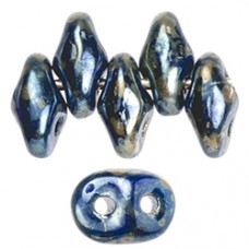 DG-7 SuperDuo бусины 5х2мм Cobalt - Rembrandt (RB30090) - 100гр