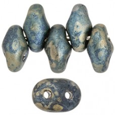 DG-7 SuperDuo бусины 5х2мм Matte - Navy Blue - Rembrandt (MRB33400) - 100гр