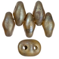 DG-7 SuperDuo бусины 5х2мм Matte - Black Diamond - Rembrandt (MRB40020) - 100гр