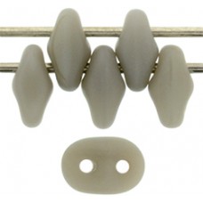 DG-7 SuperDuo бусины 5х2мм Matte - Opal Gray (M43020) - 100гр