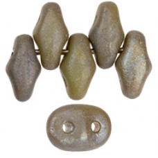 DG-7 SuperDuo бусины 5х2мм Matte - Ashen Gray - Rembrandt (MRB43020) - 100гр