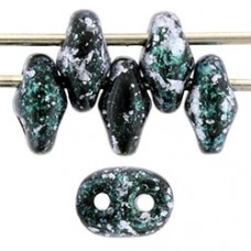 DG-7 SuperDuo бусины 5х2мм Tweedy Green (45707JT) - 100гр