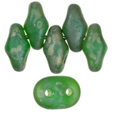 DG-7 SuperDuo бусины 5х2мм Matte - Chrysolite - Rembrandt (MRB50050) - 100гр