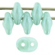 DG-7 SuperDuo бусины 5х2мм Luster - Seafoam (L61300) - 100гр DG-7 SuperDuo бусины 5х2мм Luster - Seafoam (L61300) - 100гр
