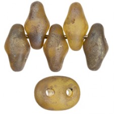 DG-7 SuperDuo бусины 5х2мм Matte - Rosaline - Rembrandt (MRB70120) - 100гр