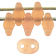 DG-7 SuperDuo бусины 5х2мм Matte - Opal Pink (M71010) - 100гр