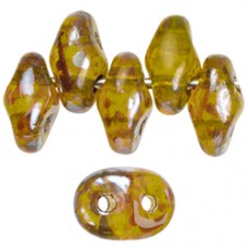 DG-7 SuperDuo бусины 5х2мм Jonquil - Rembrandt (RB80020) - 100гр