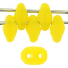 DG-7 SuperDuo бусины 5х2мм Matte - Milky Yellow (M81210) - 100гр