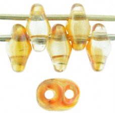 DG-7 SuperDuo бусины 5х2мм Crystal - Orange Rainbow (98535CR) - 100гр