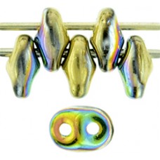 DG-7 SuperDuo бусины 5х2мм California Blooming Meadow (98546CR) - 100гр