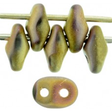 DG-7 SuperDuo бусины 5х2мм Matte - California Pink (98844CR) - 100гр