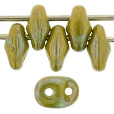 DG-7 SuperDuo бусины 5х2мм Nebula - Opaque Yellow (S7C83120) - 100гр