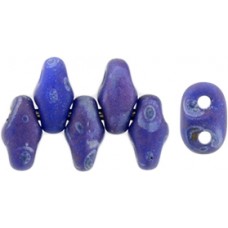 DG-7 MiniDuo бусины 5х2мм Matte Nebula - Opaque Blue (S8C33050) - 50гр