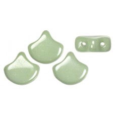 DG-8 Ginkgo бусины 7,5х7,5мм Luster - Chalk Lt Green (LS03000) - 50гр