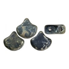 DG-8 Ginkgo бусины 7,5х7,5мм Matte - Jet - Rembrandt (MRB23980) - 50гр