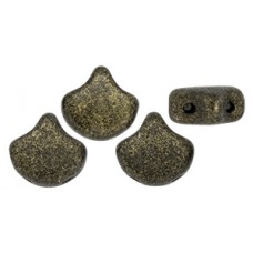 DG-8 Ginkgo бусины 7,5х7,5мм Metallic Suede - Dk Green (79082MJT) - 50гр