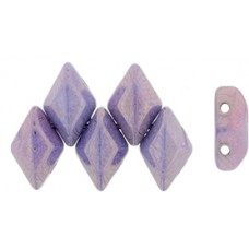DG-7 GemDuo бусины 8х5мм Luster - Metallic Amethyst Chalk (LE03000) - 50гр