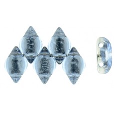 DG-7 GemDuo бусины 8х5мм Backlit - Cool Aqua (S11C010) - 50гр