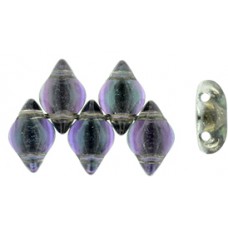 DG-7 GemDuo бусины 8х5мм Backlit - Emerald Amethyst (S11C014) - 50гр