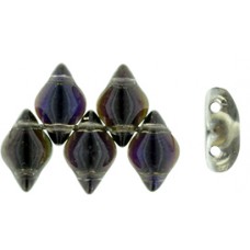 DG-7 GemDuo бусины 8х5мм Backlit - Midnight (S11C021) - 50гр