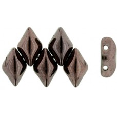 DG-7 GemDuo бусины 8х5мм Luster - Metallic Amethyst Jet (LE23980) - 50гр