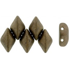 DG-7 GemDuo бусины 8х5мм Matte - Dk Bronze (MLZ23980) - 50гр