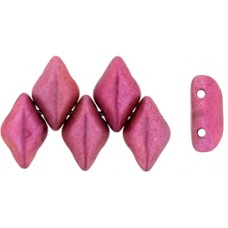 DG-7 GemDuo бусины 8х5мм Metalust - Matte - Hot Pink (24307) - 50гр