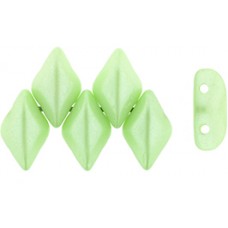 DG-7 GemDuo бусины 8х5мм Pearl Coat - Light Lime (25023AL) - 50гр