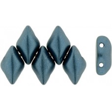 DG-7 GemDuo бусины 8х5мм Pearl Coat - Steel Blue (25033AL) - 50гр