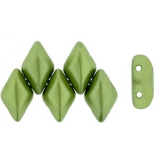 DG-7 GemDuo бусины 8х5мм Pearl Coat - Olive (25034AL) - 50гр