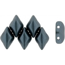 DG-7 GemDuo бусины 8х5мм Pearl Coat - Charcoal (25037AL) - 50гр