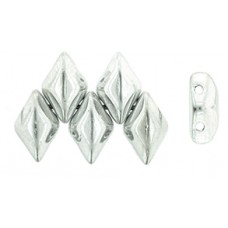 DG-7 GemDuo бусины 8х5мм Silver (27000CR) - 50гр
