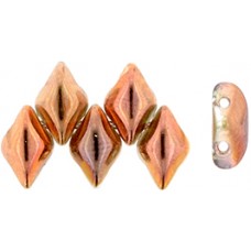 DG-7 GemDuo бусины 8х5мм Crystal - Sunset 1/2 (27137) - 50гр