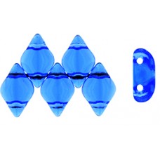 DG-7 GemDuo бусины 8х5мм Sapphire (30060) - 50гр