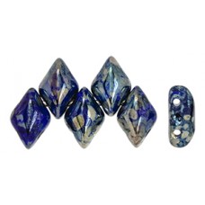 DG-7 GemDuo бусины 8х5мм Cobalt - Rembrandt (RB30090) - 50гр