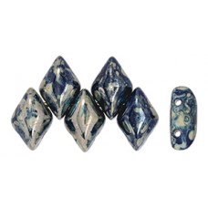 DG-7 GemDuo бусины 8х5мм Navy Blue - Rembrandt (RB33400) - 50гр