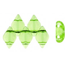 DG-7 GemDuo бусины 8х5мм Lime Green (50400) - 50гр
