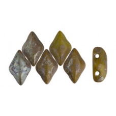 DG-7 GemDuo бусины 8х5мм Matte - Opaque Olivine - Rembrandt (MRB53410) - 50гр