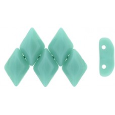 DG-7 GemDuo бусины 8х5мм Opaque Turquoise (63130) - 50гр